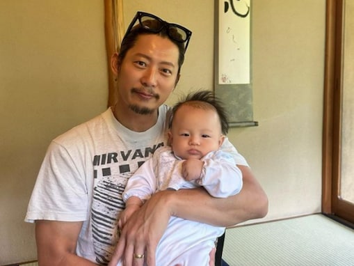 「でかい！」元EXILE・黒木啓司、生後3カ月の大きすぎる息子を披露！ 「貫禄ある」「こんなに巨大児」
