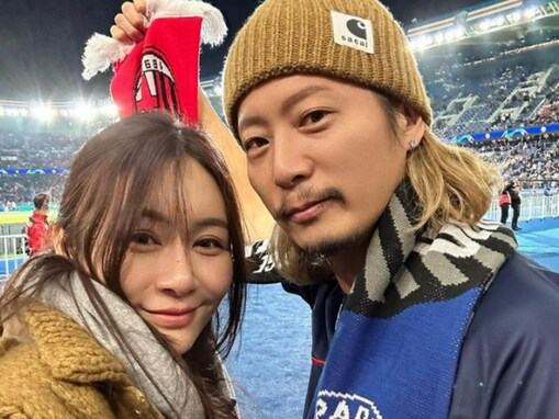 「ほんま憧れのご夫婦」元EXILE・黒木啓司、フランスで夫婦サッカー観戦！ 「幸せそうでなによりです」