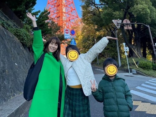 第3子妊娠中の福田萌、日本で子どもたちと家族ショット！ ふっくらおなかに「お体ご自愛くださいね」の声