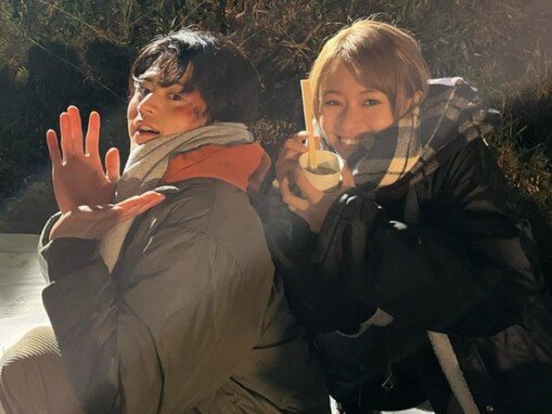 山本舞香＆鈴鹿央士、“姉弟感強すぎ”仲良しツーショットに「金髪舞香ちゃんやっぱめちゃくちゃ可愛い！」の声