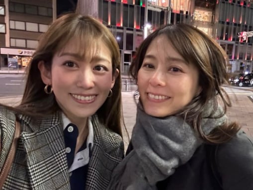 難関大学卒の中川安奈アナ、杉浦友紀アナと美女ツーショット！ 「姉妹の様」「夢の2ショット」