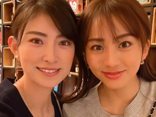 「姉妹!?」江口紗代、植手桃子と美女ゴルファーショット！ 「本当にお二人とも美人」「最高の組み合わせ」