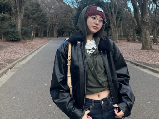 「寒くてもお腹はだすもの」中町綾、おなかちらりなおしゃれコーデ！ 「スタイル良すぎ」「ガチで理想」