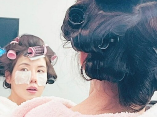 「オフショットすぎる」仲里依紗、「サザエさんみたい」な昭和ヘアのオフショット公開！ 「最高です」