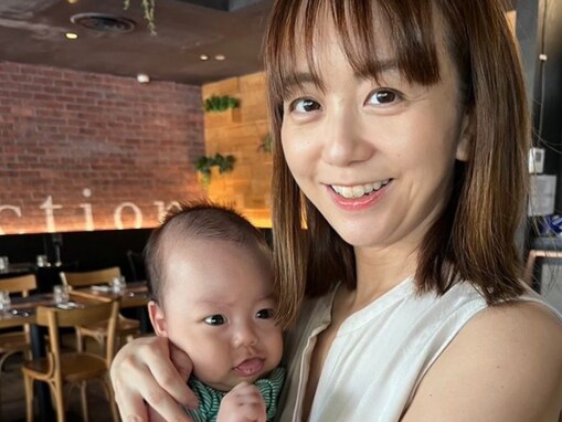 福田萌、妊娠中に搭乗を断られそうに。「規定が厳しくなってるんですね」生まれたばかりの子どもと2ショットも