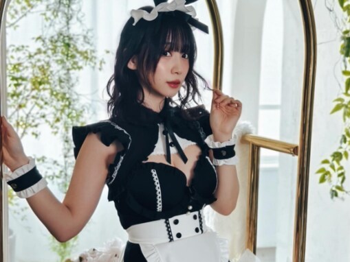 「エロい！」伊織もえ、美谷間＆太ももあらわなメイドコスプレ姿！ 「そのムチ感が芸術的だね」