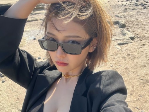 「ただただ谷間がえぐいです」櫻井音乃、見せブラから谷間あらわに！ 「ワイルド」「かっこよすぎ」