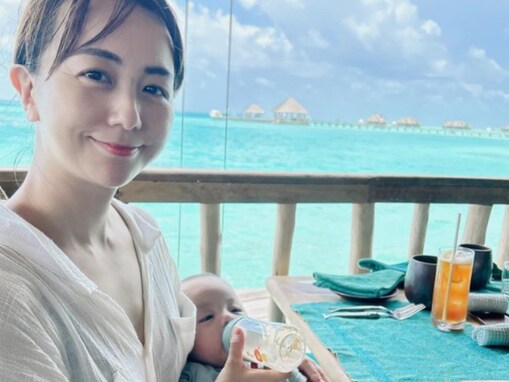 「女神感がすごい」福田萌、子どもたちとの春休みショットを公開！ 「母の萌さん、美しい」