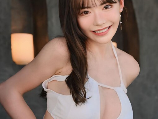 深田えいみ、“重すぎる”バストあらわに！ 「巨乳ですね」「また大きくなりましたなぁ～」