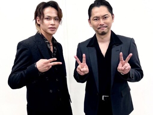 「お宝ツーショット」上田竜也、今井翼との再会ショットにファン歓喜！ 「こんな嬉しい事ある？」