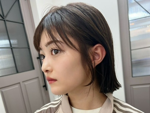 井上咲楽、“中学生以来”のショートヘア姿公開！ 中学生時代の写真も公開で「可愛い」「変わらない」