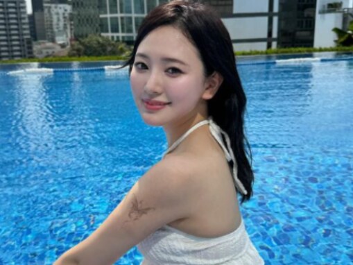 「えろっ」兒玉遥、母親撮影のビキニ姿でタトゥーあらわに！ 「似合う」「更に綺麗になった？」