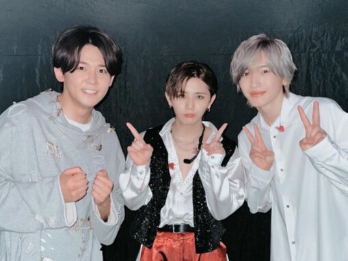 「可愛すぎます」山田涼介、“でかすぎる2人”に挟まれた姿にファン歓喜！ 「風磨のこと大好きやん」