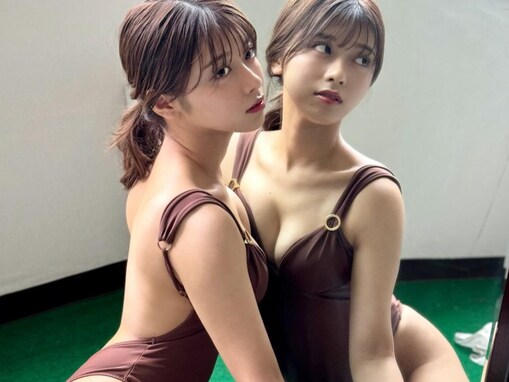 「エッロ！！！」まるぴ、背中丸見え＆美谷間あらわな水着ショット公開！ 「スタイル抜群!!」