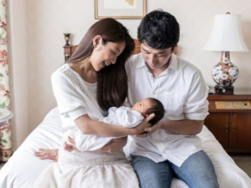 第1子出産の岡副麻希、椿山荘での家族ショットに「ママの顔になってる」「母親の優しさに溢れてます」