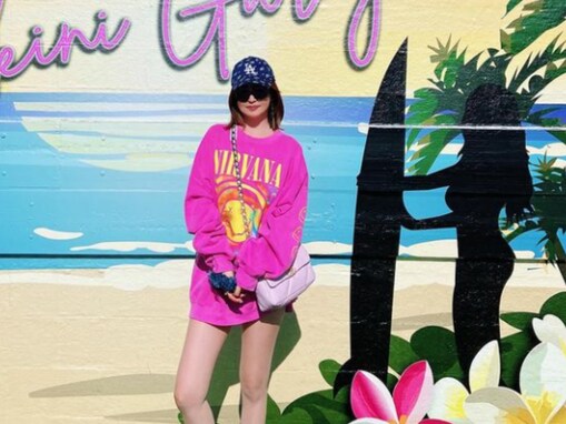 「プリップリで羨ましい」平子理沙、圧巻美脚あらわな姿に大反響！ 「可愛い過ぎます」の声