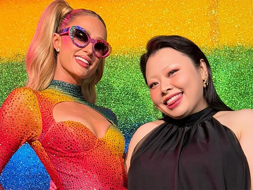 「奇跡的な出会い」渡辺直美、“伝説のギャル”パリス・ヒルトンとツーショット！ 「腰に手回してる」