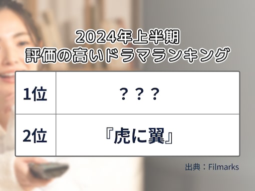 評価の高い「2024年上半期ドラマ」ランキング！ 2位『虎に翼』を抑えた1位は？