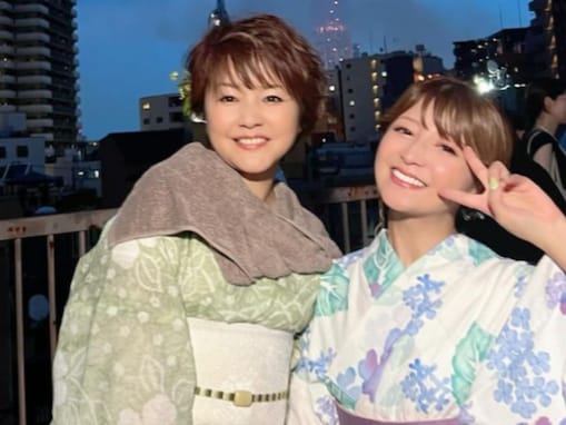 「もはや姉妹」矢口真里、“26年の付き合い”の元モー娘。とのツーショット公開！ 「お元気そうで何より」