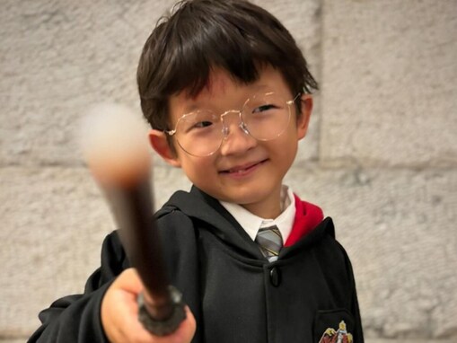 「ハルーポッター」中村獅童、長男のかわいすぎるハロウィンショットを公開！ 「傷までそっくり