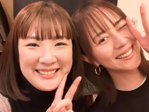 「素敵なカップル」比嘉愛未、プライベート忘年会ショットに反響！ 「しっかり酔ってて可愛い」