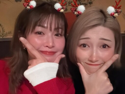 「さおりん顔真っ赤」狩野舞子、木村沙織らとの忘年会ショットに反響！ 「酔っぱらってますね」