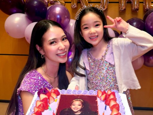 「そっくりでめちゃくちゃ美人さん」紅蘭、美人娘の6歳誕生日を祝福！ 「すっかりお姉ちゃんに」