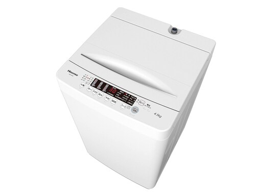 【Amazonタイムセール】今だけ9％オフ！ ハイセンス「全自動洗濯機」は一人暮らしに最適なサイズ感【1月23日】