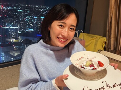 「同い年やと思われへん」瀬戸大也の美人妻、誕生日ショットに反響！ 「変わらずの可愛いさですね」