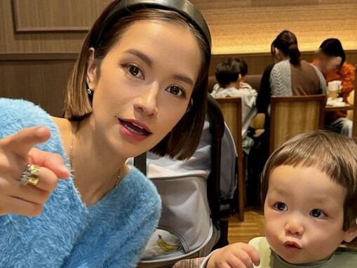 「お人形さん親子」大森みち、“好き加速中”1歳長男との親子ショットを公開！ 「めっちゃかわいい」