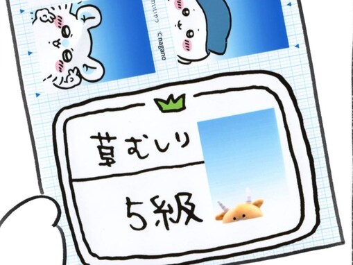 「先生かわよ」ちいかわ作者・ナガノ、“ちいかわ証明写真”を体験する！ まさかの撮影方法にファン歓喜