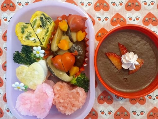 「テンション爆上がり」柳原可奈子、バレンタインの手作り弁当に反響の声！ 「可愛くて美味しそう」