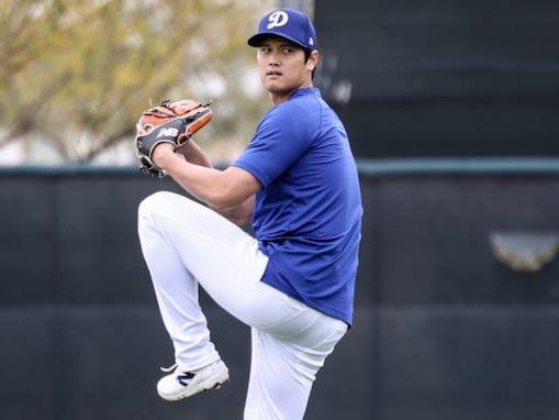 「二刀流復活」大谷翔平、ピッチング練習をする姿にファン歓喜！ 「カッコいい」「楽しみすぎる〜！」
