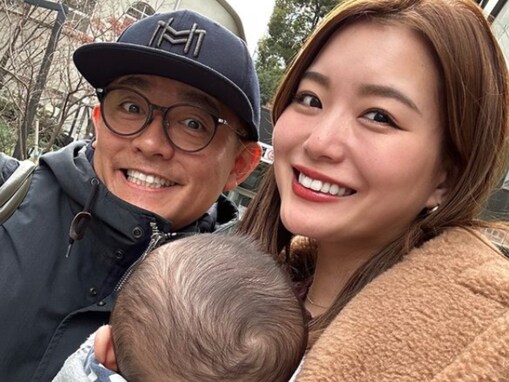 「ハンバーグ家の休日」蜂谷晏海、夫・井戸田潤＆息子とのプライベートショットを公開！ 「幸せそう」