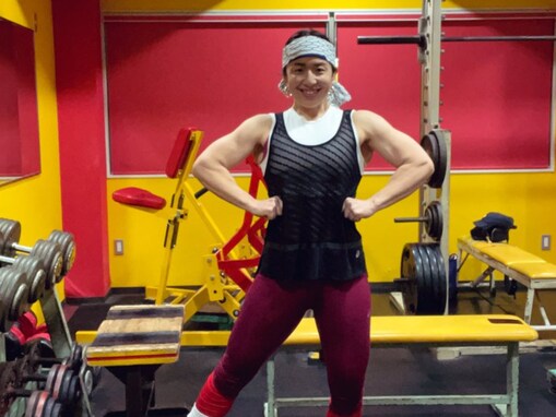 「イケメン過ぎる」浜口京子、圧巻の筋肉を披露！ 「超人というかビーナスですね」