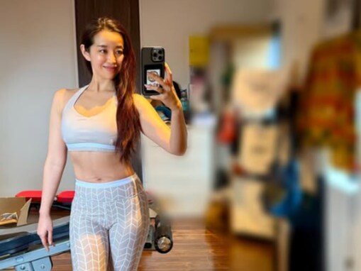 窪塚洋介の美人妻、圧巻スタイル際立つトレーニングウエア姿を披露！「バッチバチに追い込んでくれる」