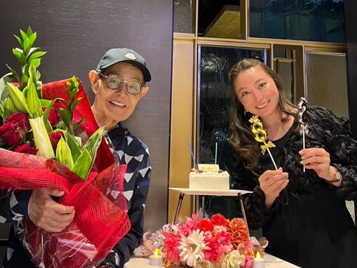 「末永くお幸せに」加藤綾菜、夫・加藤茶の82歳の誕生日を祝福！ 「素敵な夫婦」「目指せ！茶寿！108歳」