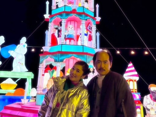 「波平とサザエさん」平野ノラ、人気芸人とのツーショットを公開！ 「マブイ2人ですな」「波平さんだぞ」