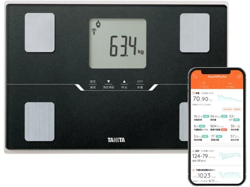 【Amazonタイムセール】タニタ「体重・体組成計」が今だけ39％オフ！ アプリと連携して日々の変化をグラフに【3月12日】