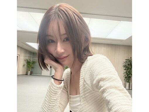 「見とれちゃいます」元EXILE黒木啓司の妻・宮崎麗果、“ちょっとイメチェン”した姿に大反響！