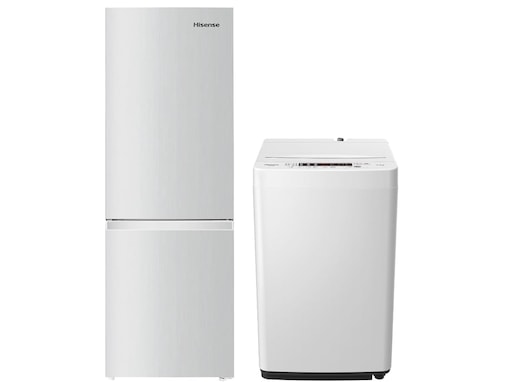 【Amazonタイムセール】ハイセンス「冷蔵庫&洗濯機」セットが今だけ15％オフ！ 一人暮らしのスタートにぴったり【3月14日】
