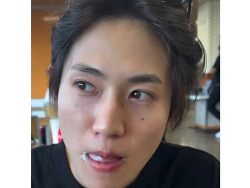 「あざとい越しちゃってる」菊池風磨、timelesz新メンバーの天然な姿を公開「口についてんの可愛すぎ」