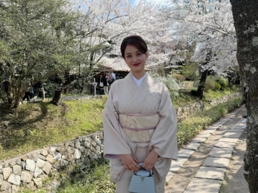 「さくらと美女」谷まりあ、京都での着物姿を披露！ 「こんなきれいな人居たら永遠に見ちゃう」