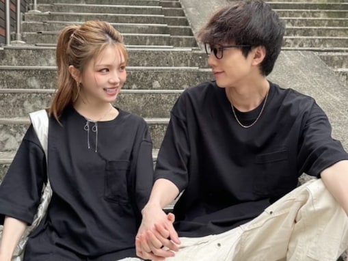 ばんばんざい・ぎし＆美人妻、手つなぎラブラブショット公開「2人とも美男美女すぎる」「最高すぎます」