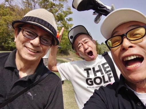 「業務先輩連絡！」“右京先輩＆所ジョージ先輩”との豪華3ショットを披露！ 「大好き3人組」「幸せそう」