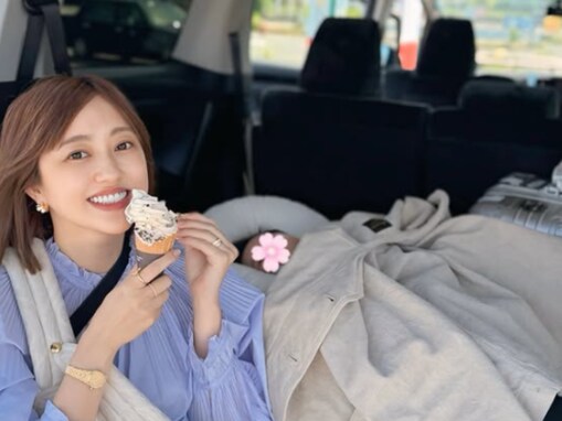 「可愛すぎます」菊地亜美、次女とのプライベートショットを公開！ 「大満喫したGWでした」