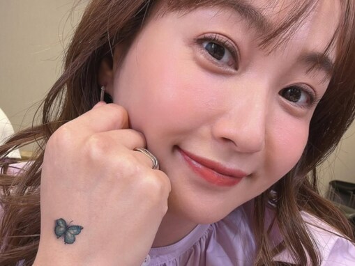 「仕事あるけどいいか笑」藤本美貴、“タトゥー”披露に反響「銭湯行けませんね」「ガチタトゥーは背中ですか？」
