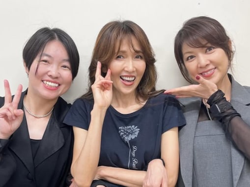 工藤静香、美人俳優＆お笑いタレントと“珍しい3ショット”公開「貴重な1枚ですね」「美人姉妹みたい」