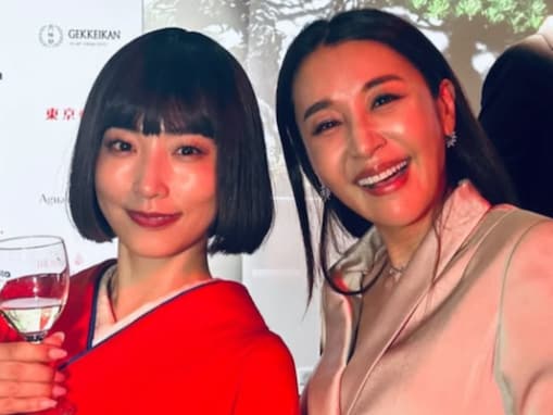 鈴木紗理奈、カンヌで“MEGUMIネキ”とのツーショット公開「仕事の相談を本音でできる女性」
