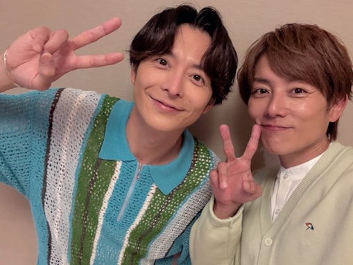 「初めてバラエティで共演」杉浦太陽、小池徹平とのツーショット！ 「現場で会うのは不思議な感じ」